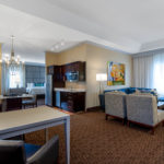 Living Room of Presidential Suite at Hawthorn Suites By Wyndham West Palm Beach
