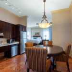 Kitchen of accessible presidential suite at Hawthorn Suites By Wyndham West Palm Beach